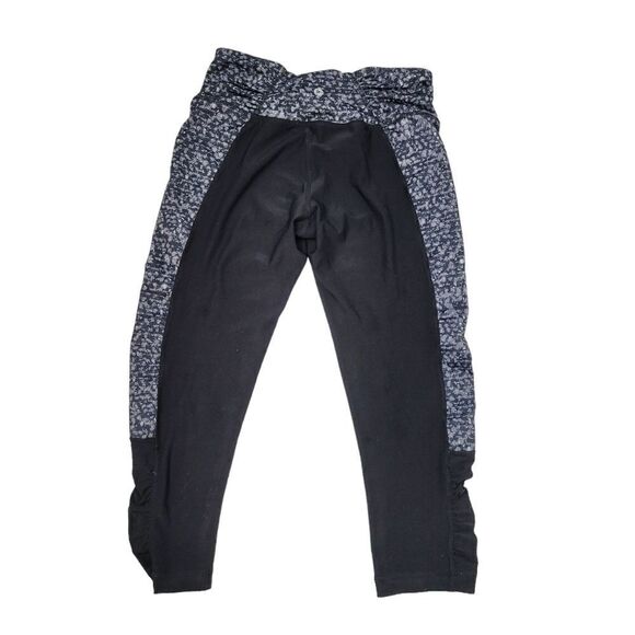 2/$20 90 Degree By Reflex Black With Floral Pattern Legging Pants Size: XS - Picture 5 of 7